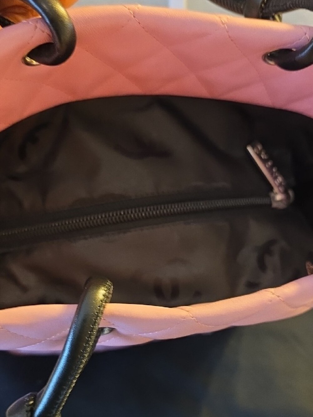CHANEL Pink Quilted Ligne Cambon Tote - Picture 6 of 13